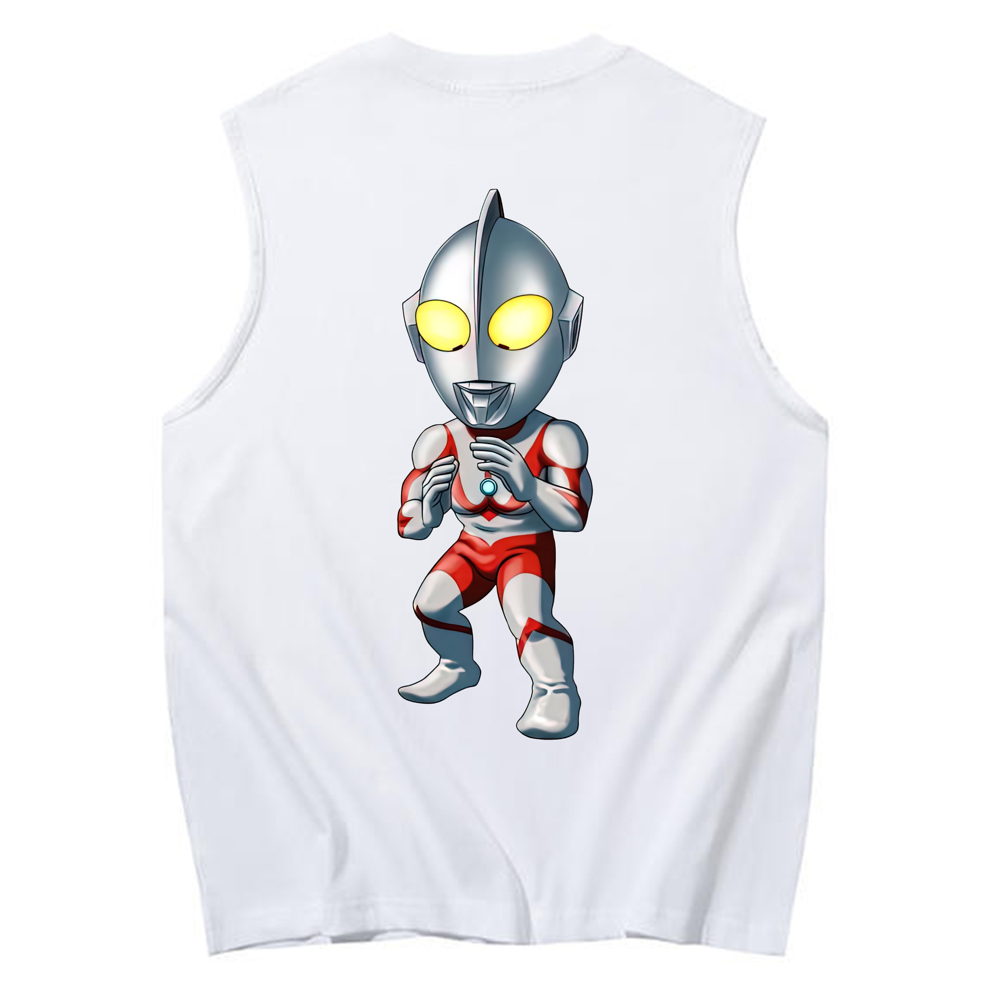 （画像用） ウルトラマン Ultraman コットン100％タンクトップ（背面プリント）