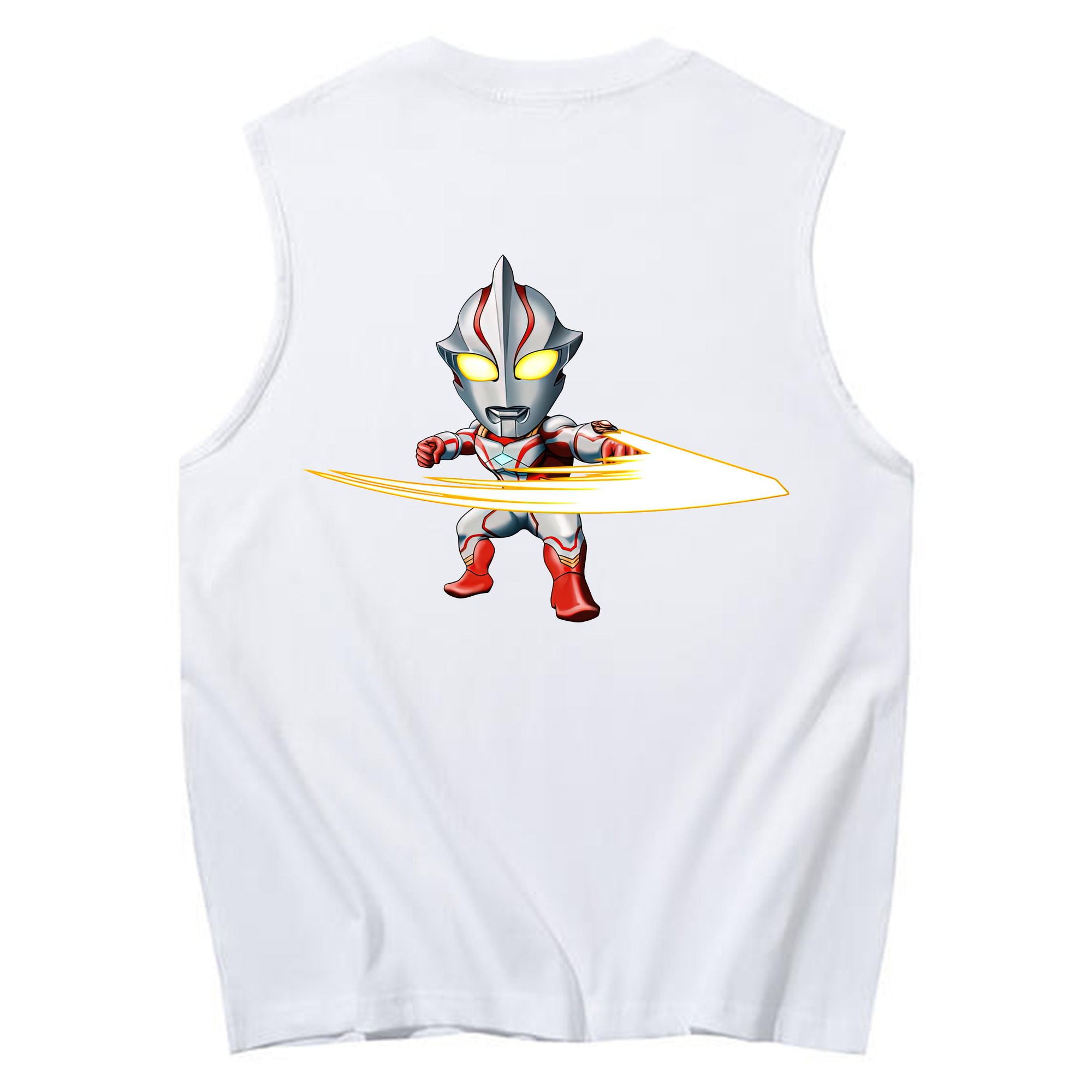 （画像用） ウルトラマン Ultraman コットン100％タンクトップ（背面プリント）