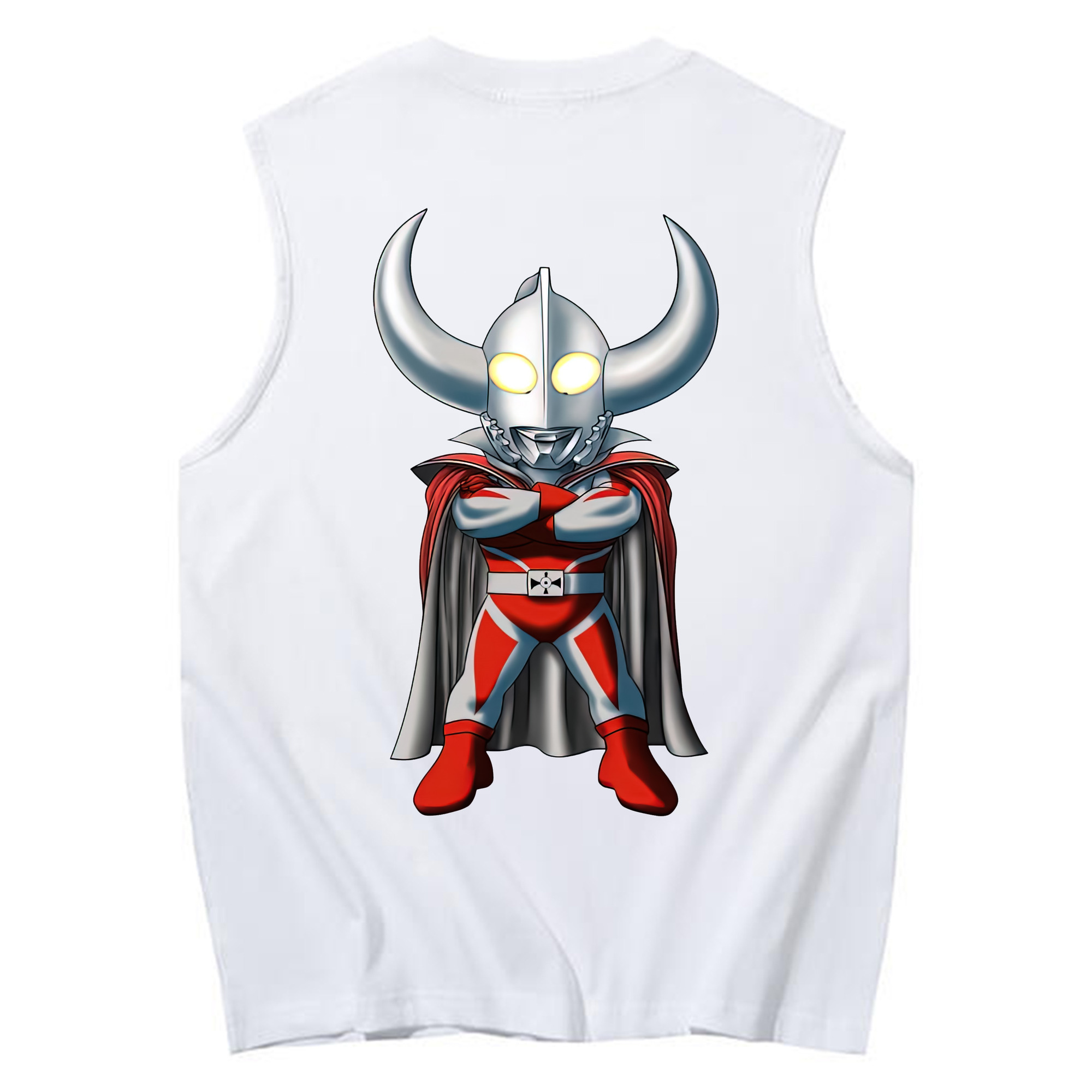 （画像用） ウルトラマン Ultraman コットン100％タンクトップ（背面プリント）