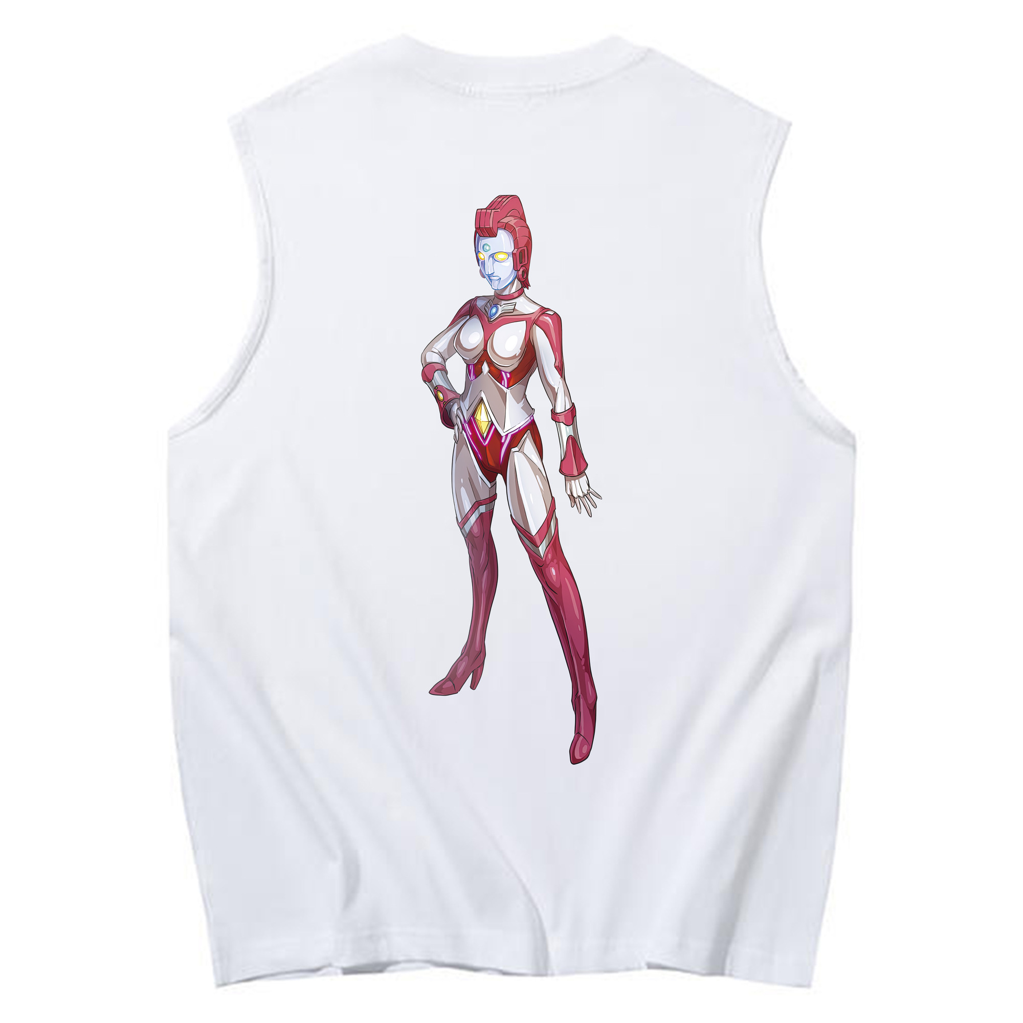 （画像用） ウルトラマン Ultraman コットン100％タンクトップ（背面プリント）