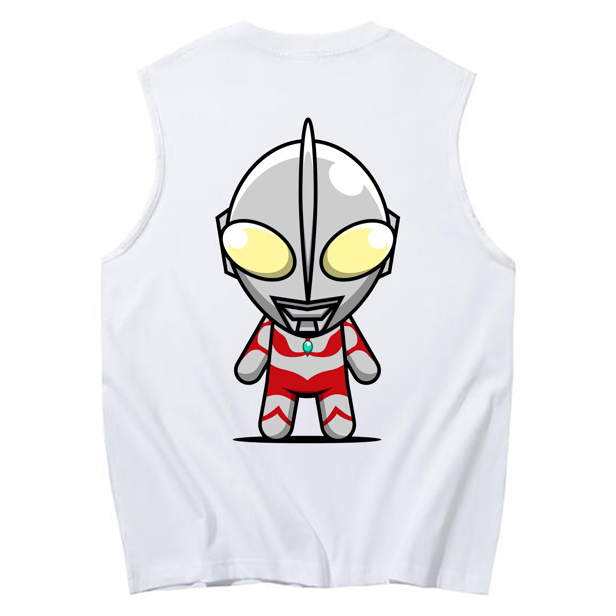 （画像用） ウルトラマン Ultraman コットン100％タンクトップ（背面プリント）
