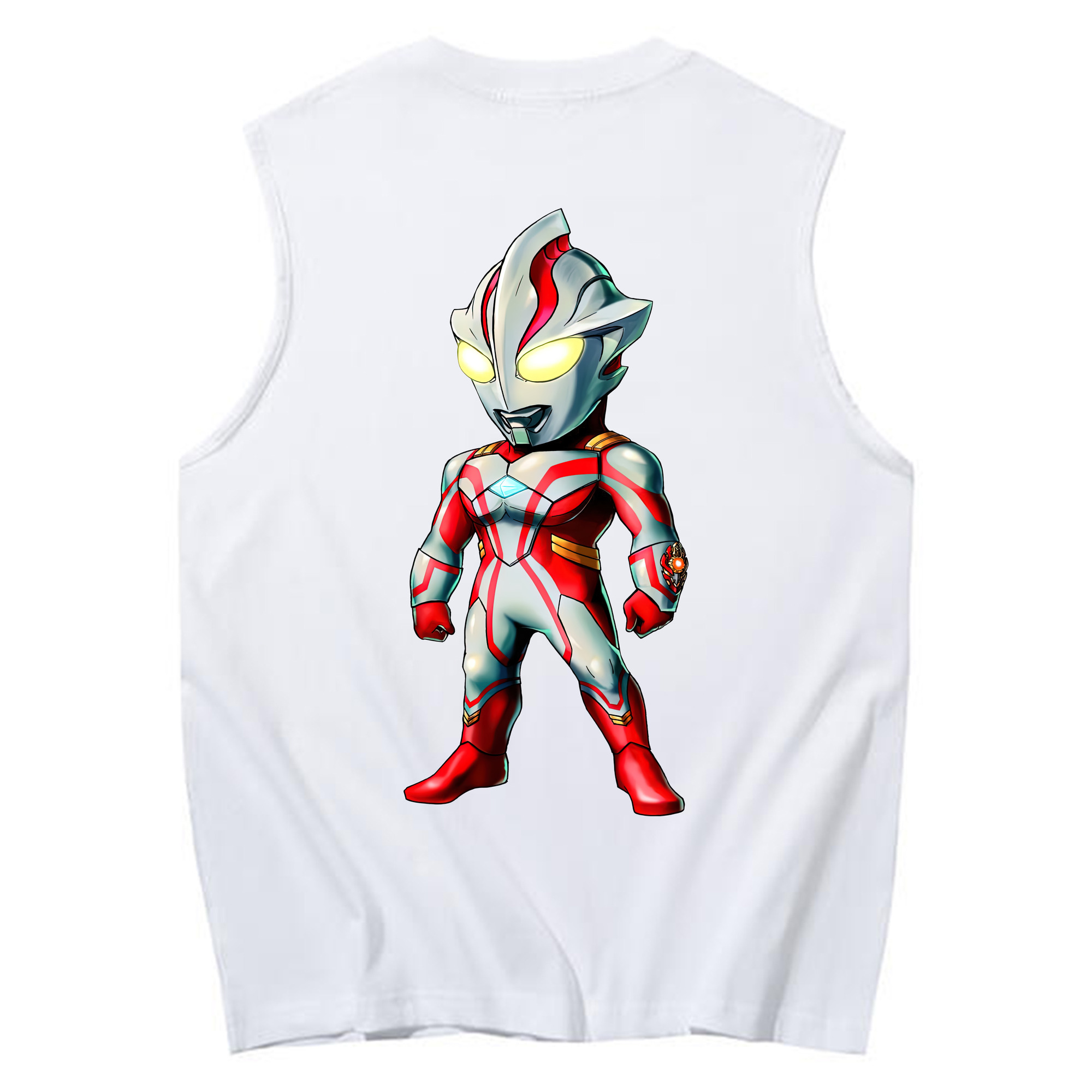 （画像用） ウルトラマン Ultraman コットン100％タンクトップ（背面プリント）