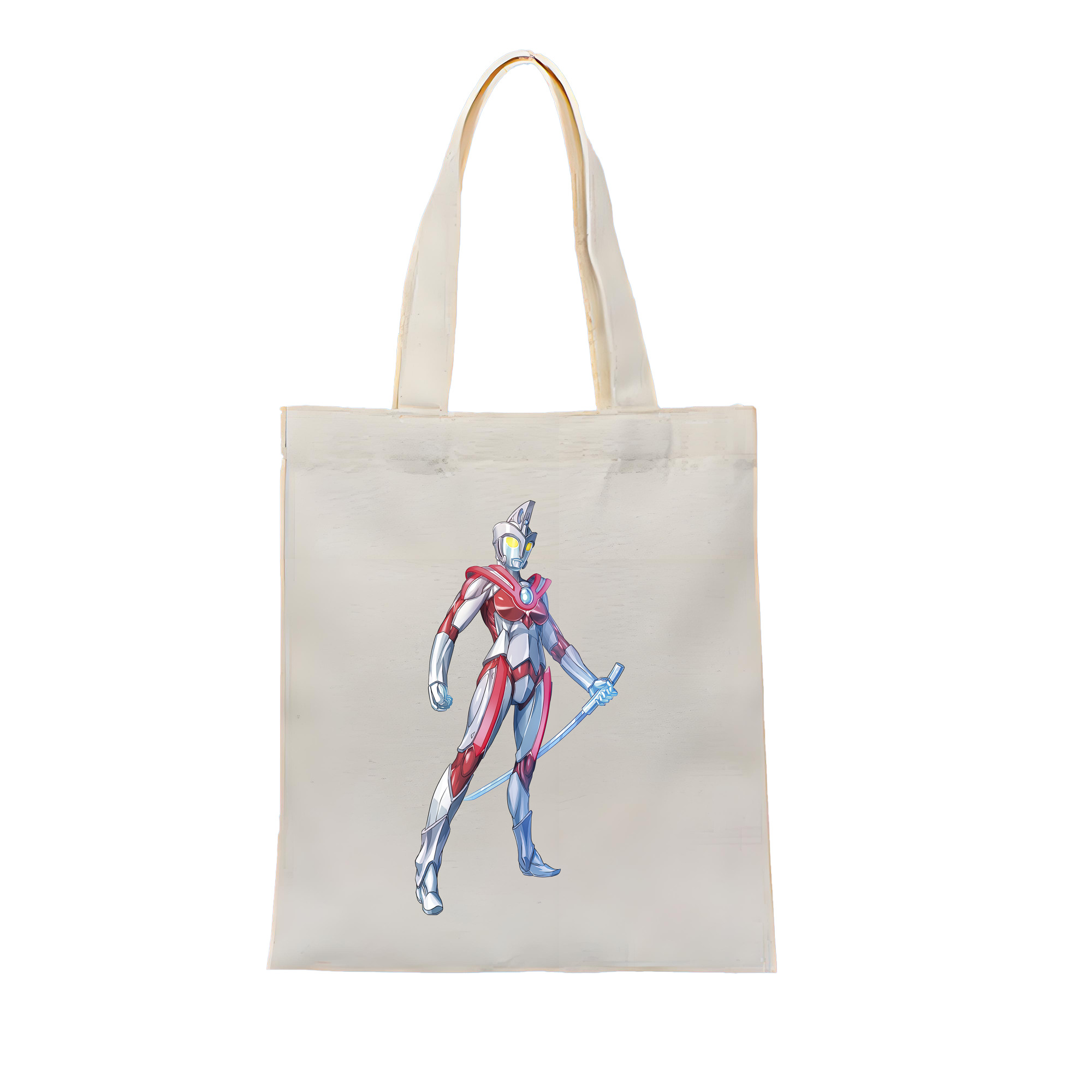 （画像用） ウルトラマン Ultraman 縦型キャンバス生地手提げバッグ　トートバッグ