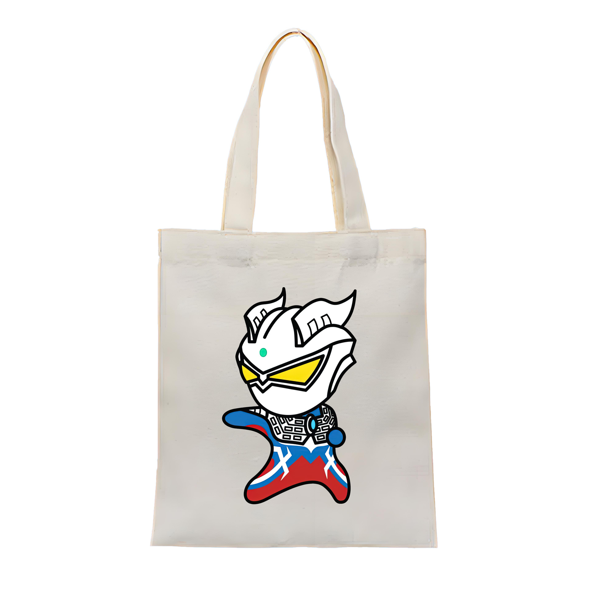 （画像用） ウルトラマン Ultraman 縦型キャンバス生地手提げバッグ　トートバッグ
