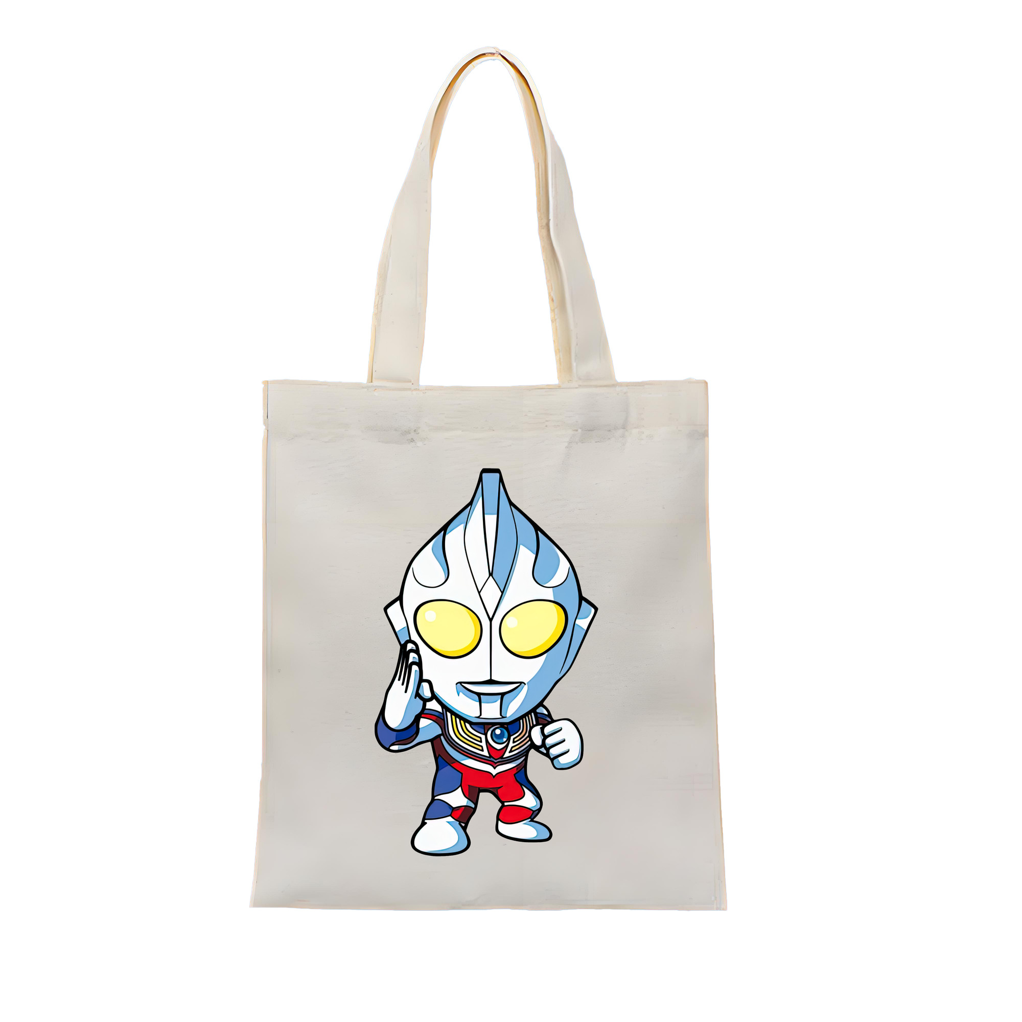 （画像用） ウルトラマン Ultraman 縦型キャンバス生地手提げバッグ　トートバッグ