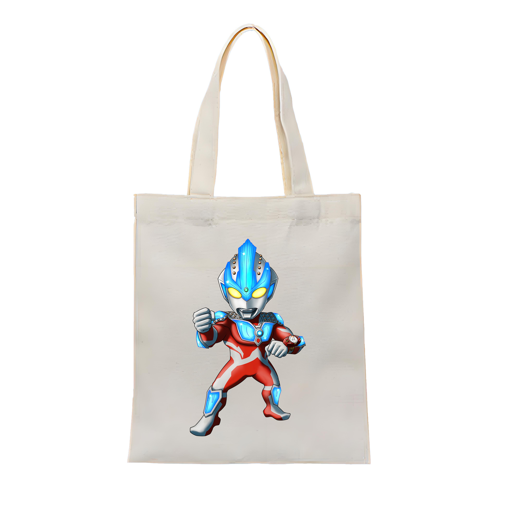 （画像用） ウルトラマン Ultraman 縦型キャンバス生地手提げバッグ　トートバッグ