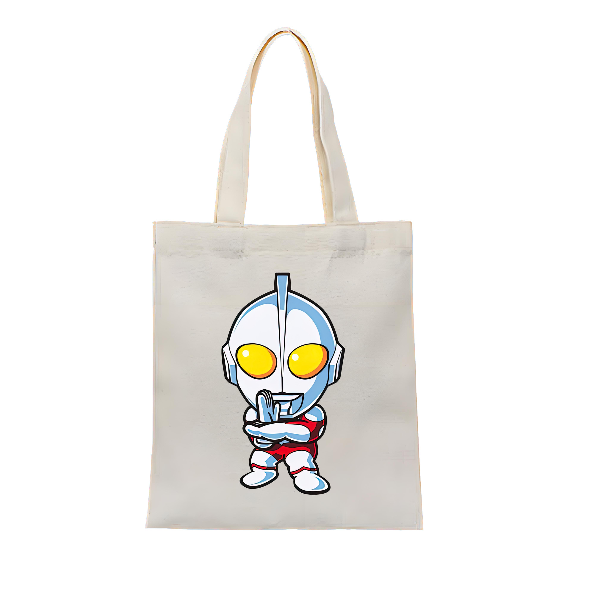 （画像用） ウルトラマン Ultraman 縦型キャンバス生地手提げバッグ　トートバッグ