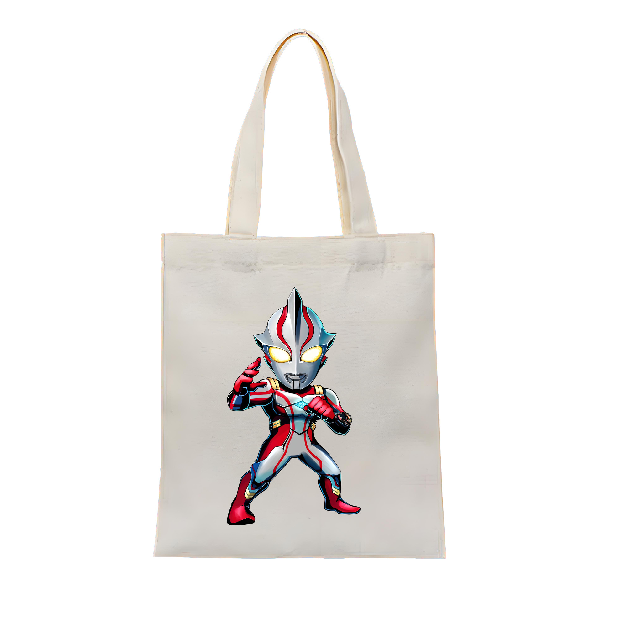 （画像用） ウルトラマン Ultraman 縦型キャンバス生地手提げバッグ　トートバッグ