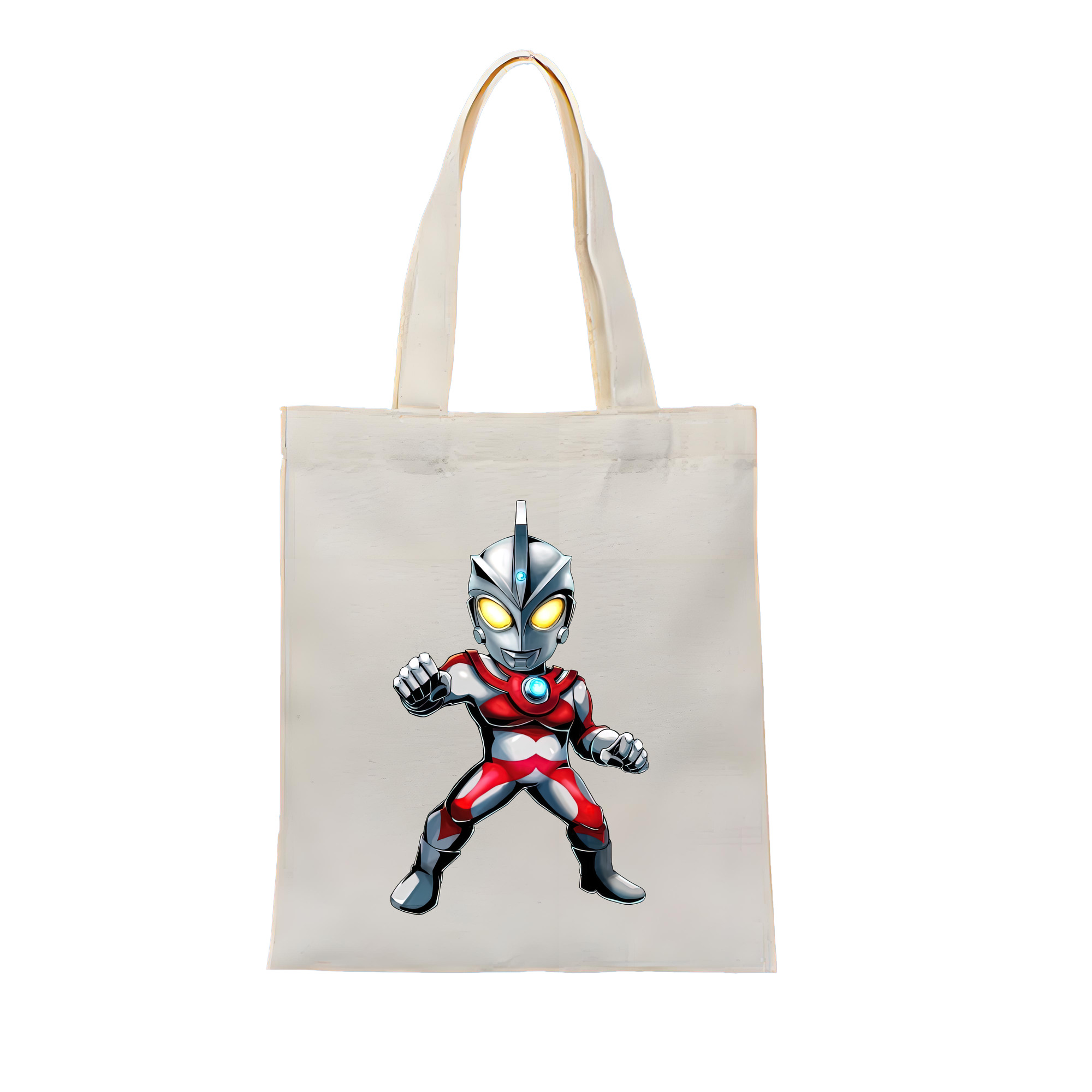 （画像用） ウルトラマン Ultraman 縦型キャンバス生地手提げバッグ　トートバッグ