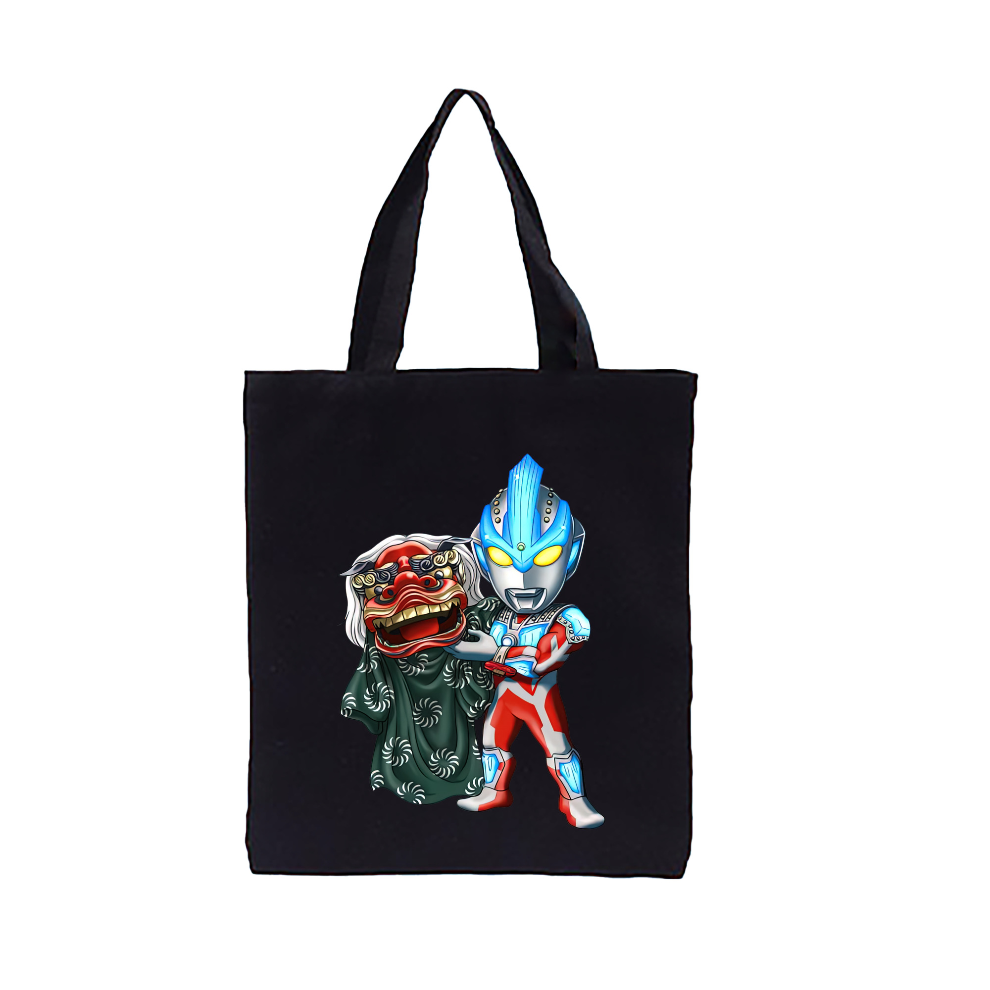 （画像用） ウルトラマン Ultraman 縦型キャンバス生地手提げバッグ　トートバッグ