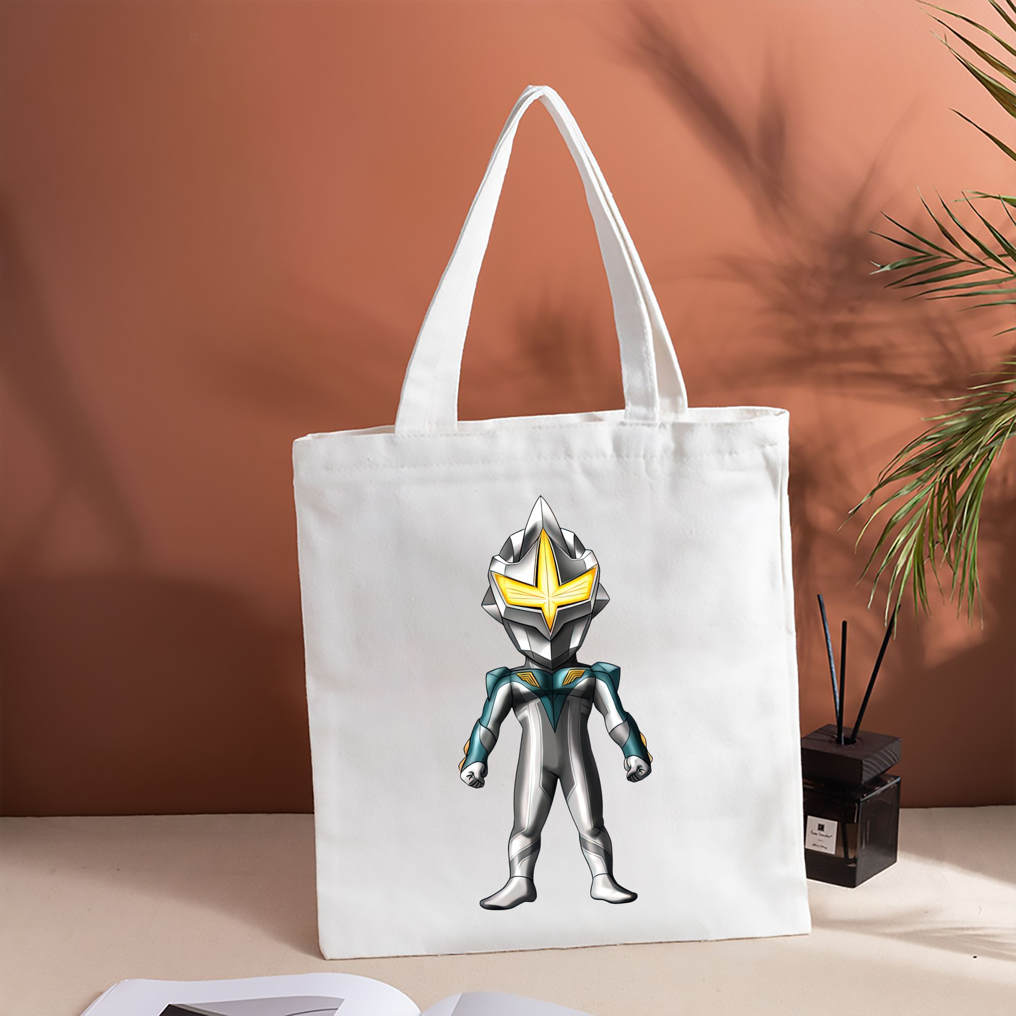ウルトラマン Ultraman 縦型キャンバス生地手提げバッグ　トートバッグ