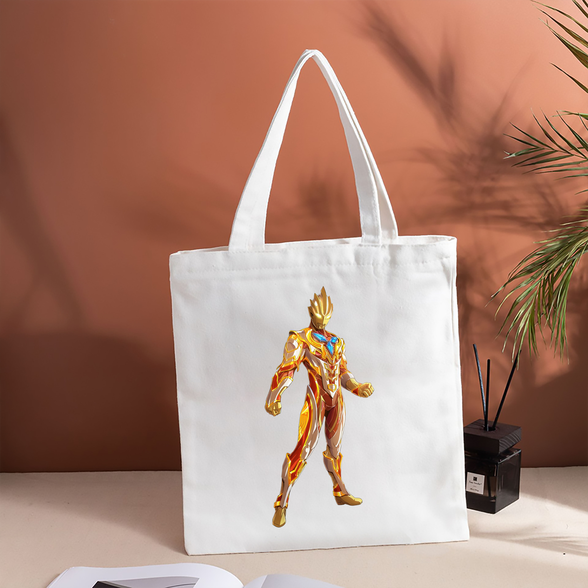ウルトラマン Ultraman 縦型キャンバス生地手提げバッグ　トートバッグ