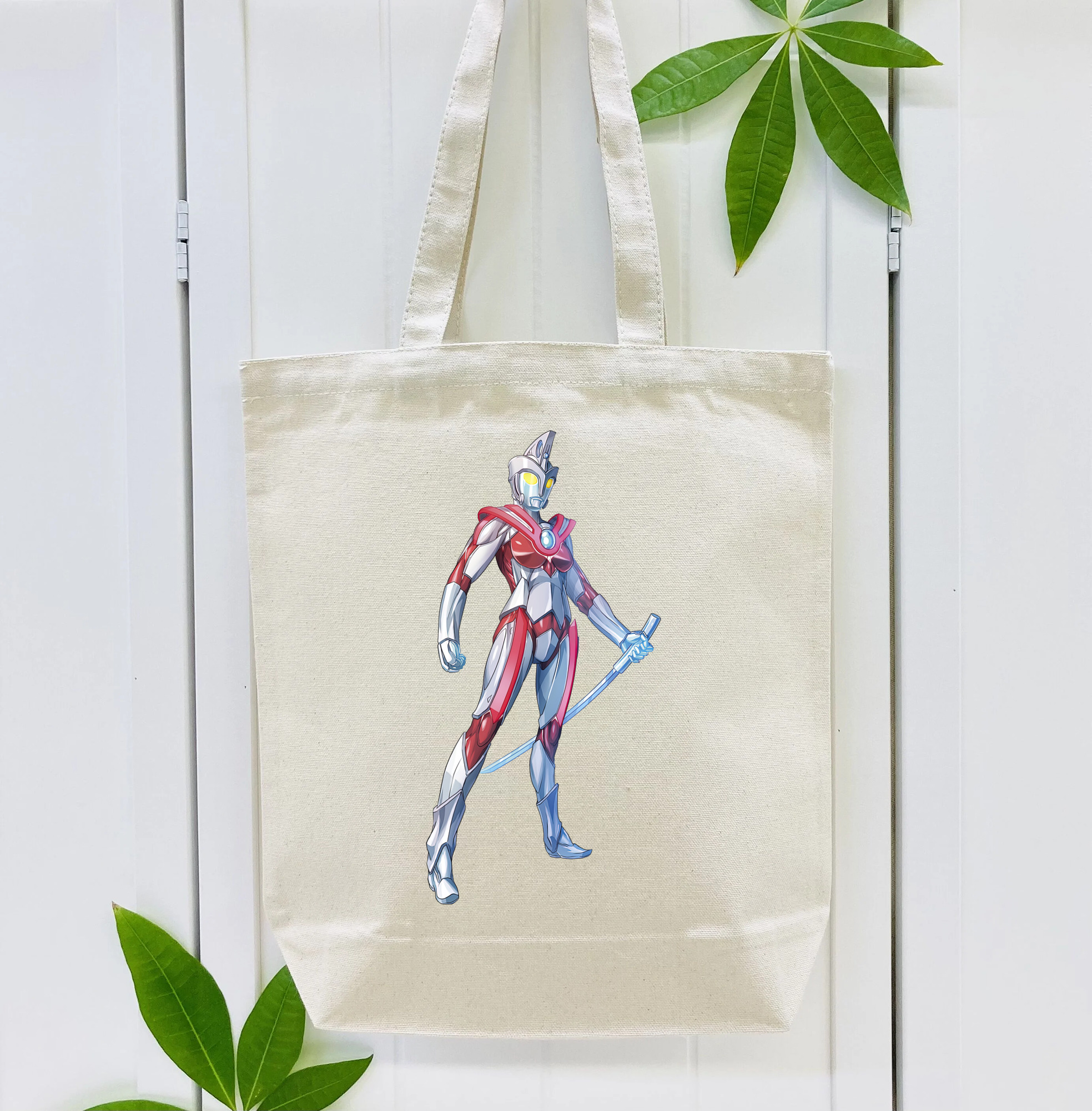 ウルトラマン Ultraman 縦型キャンバス生地手提げバッグ　トートバッグ