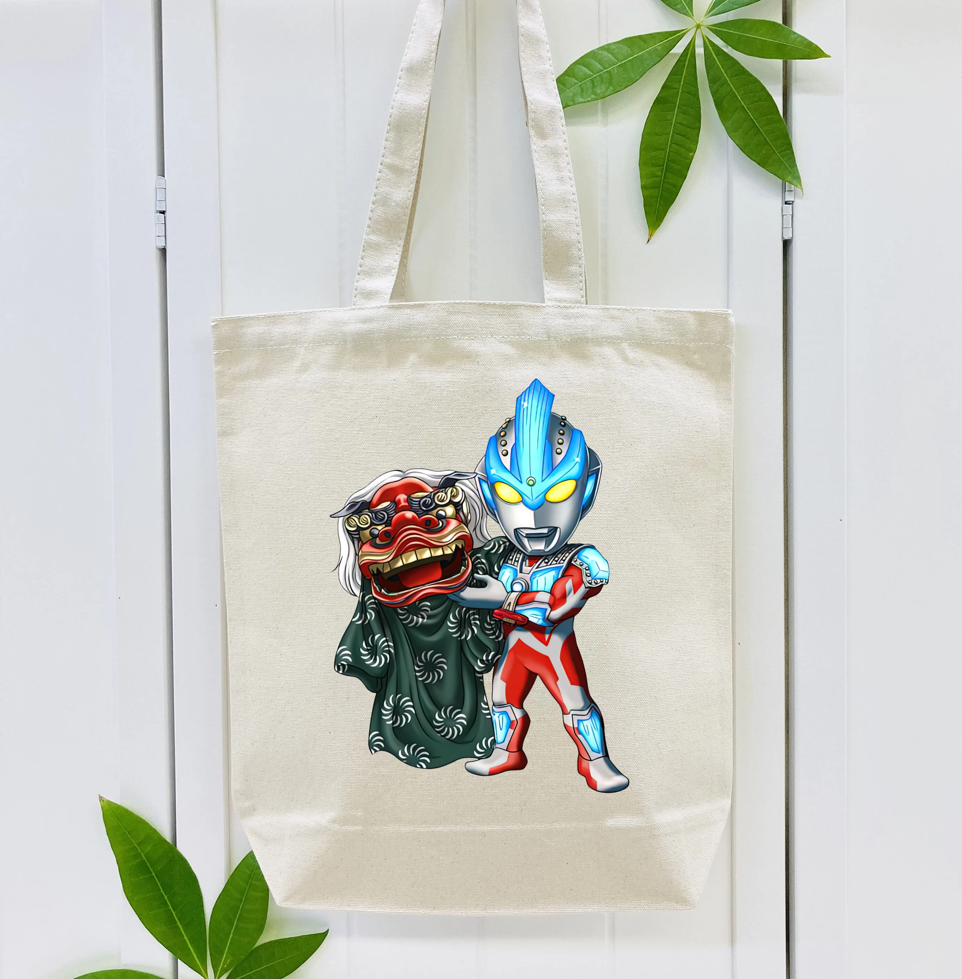 ウルトラマン Ultraman 縦型キャンバス生地手提げバッグ　トートバッグ