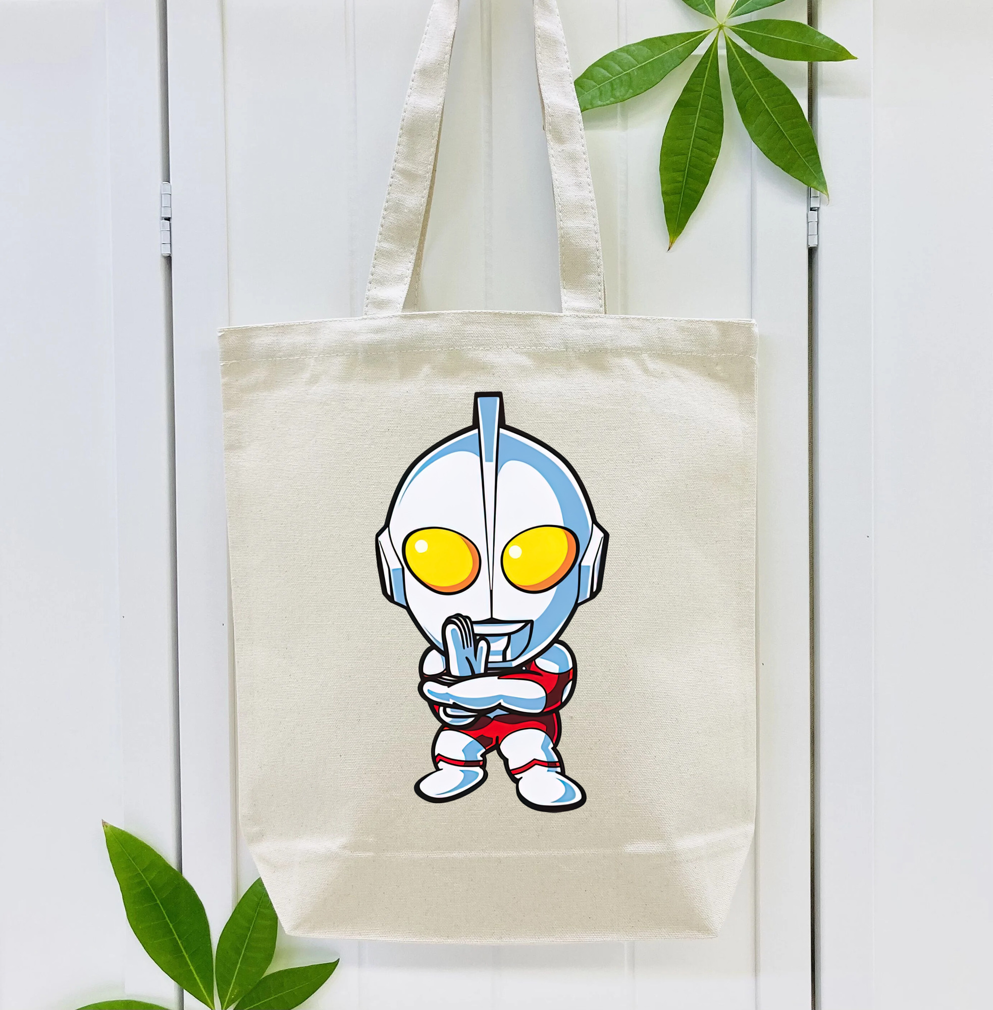 ウルトラマン Ultraman 縦型キャンバス生地手提げバッグ　トートバッグ