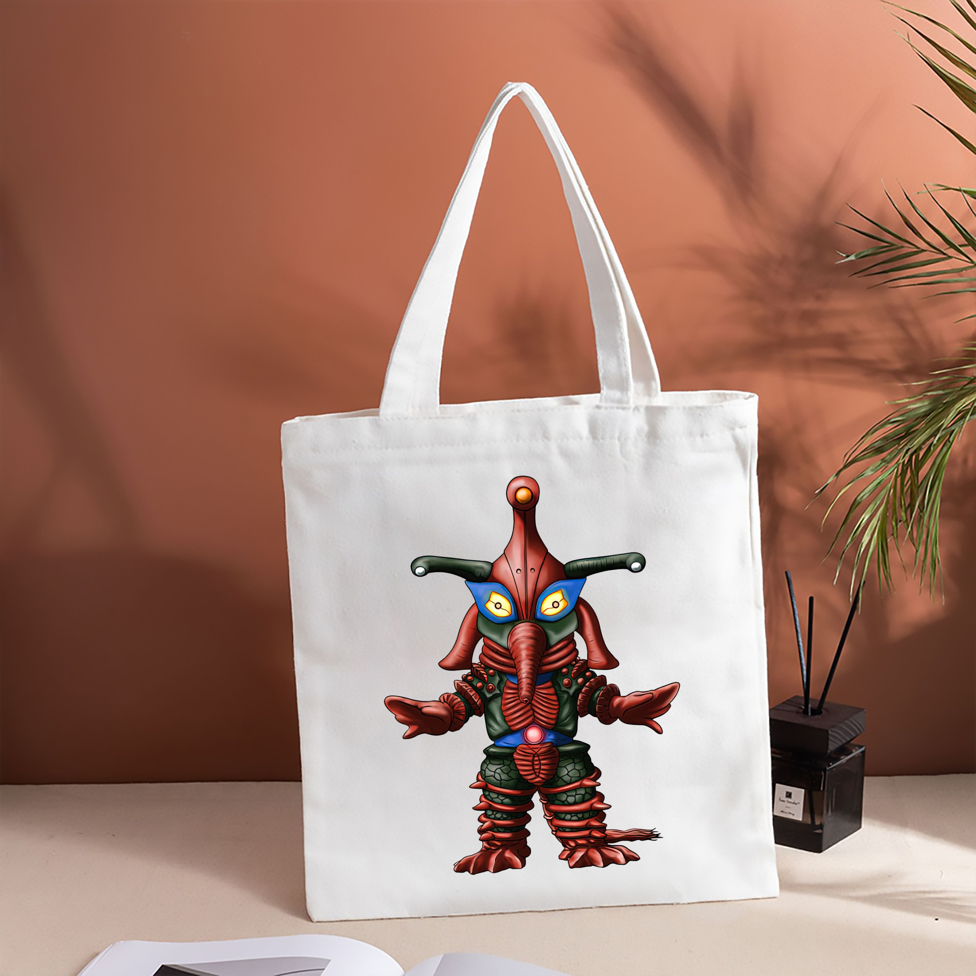 ウルトラマン Ultraman 縦型キャンバス生地手提げバッグ　トートバッグ