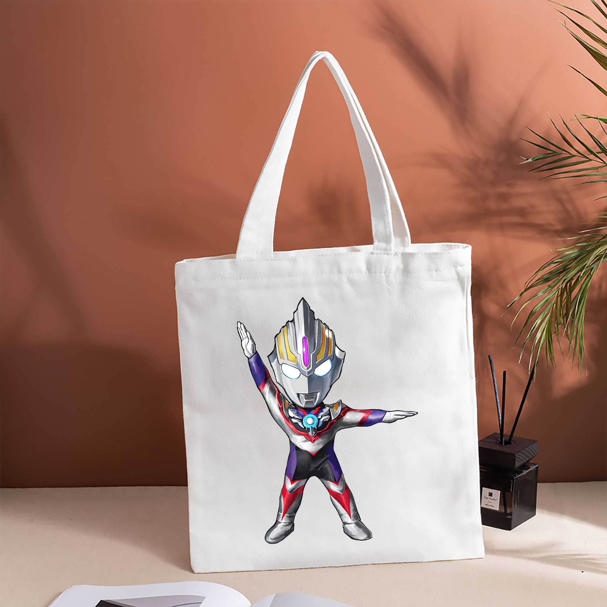 ウルトラマン Ultraman 縦型キャンバス生地手提げバッグ　トートバッグ