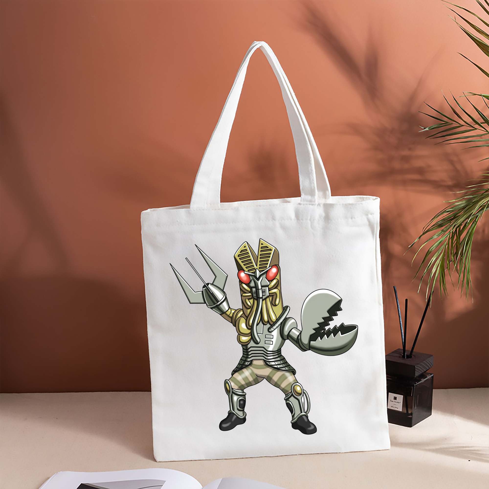 ウルトラマン Ultraman 縦型キャンバス生地手提げバッグ　トートバッグ