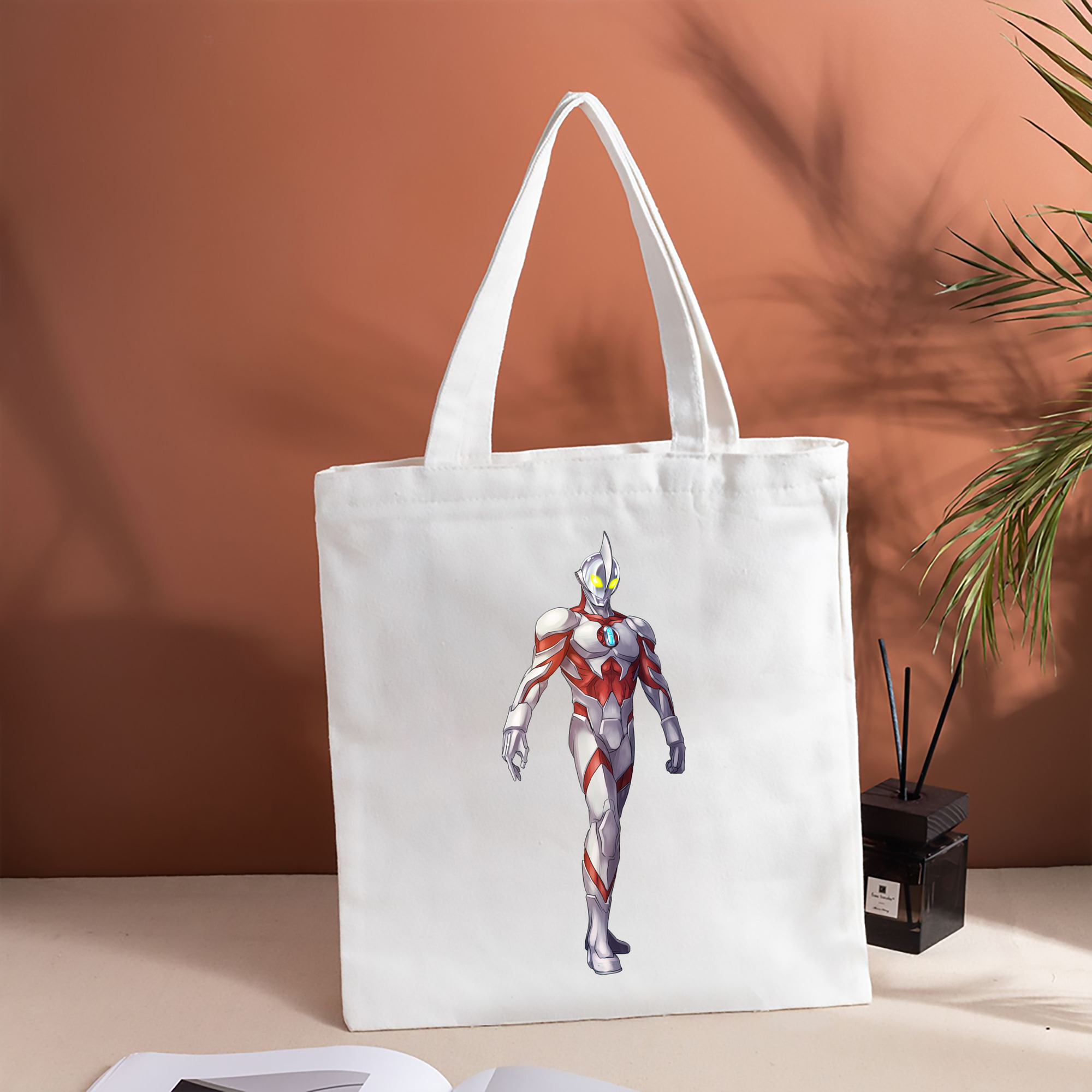 ウルトラマン Ultraman 縦型キャンバス生地手提げバッグ　トートバッグ