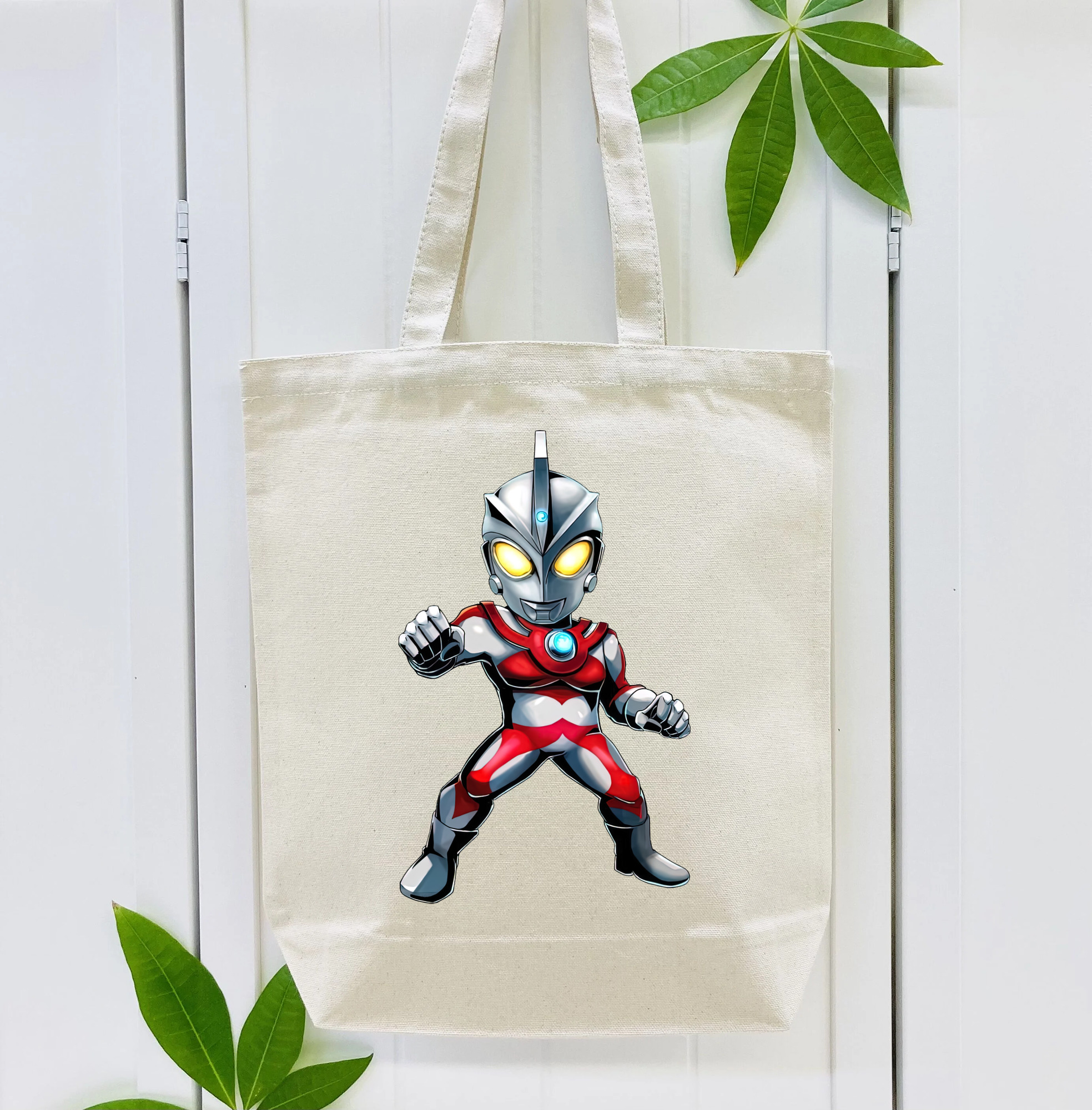 ウルトラマン Ultraman 縦型キャンバス生地手提げバッグ　トートバッグ