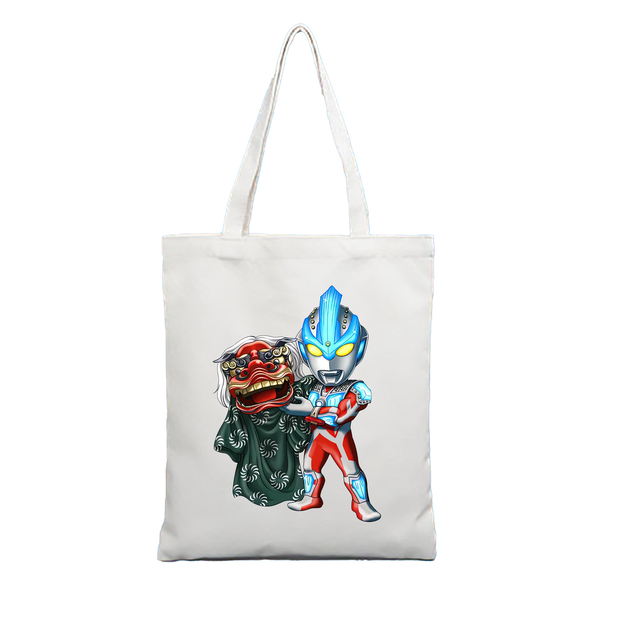 （画像用） ウルトラマン Ultraman 縦型キャンバス生地手提げバッグ　トートバッグ