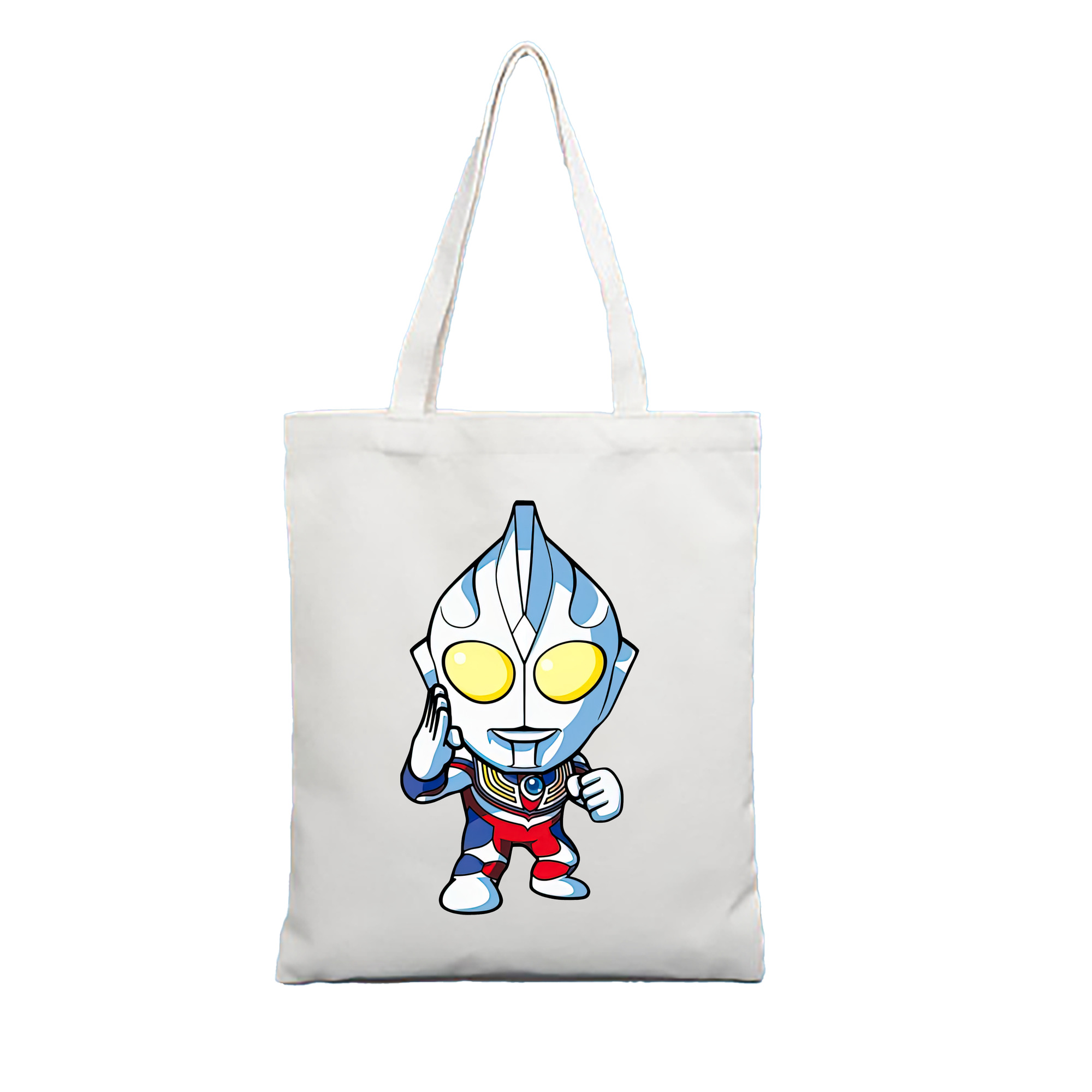 （画像用） ウルトラマン Ultraman 縦型キャンバス生地手提げバッグ　トートバッグ