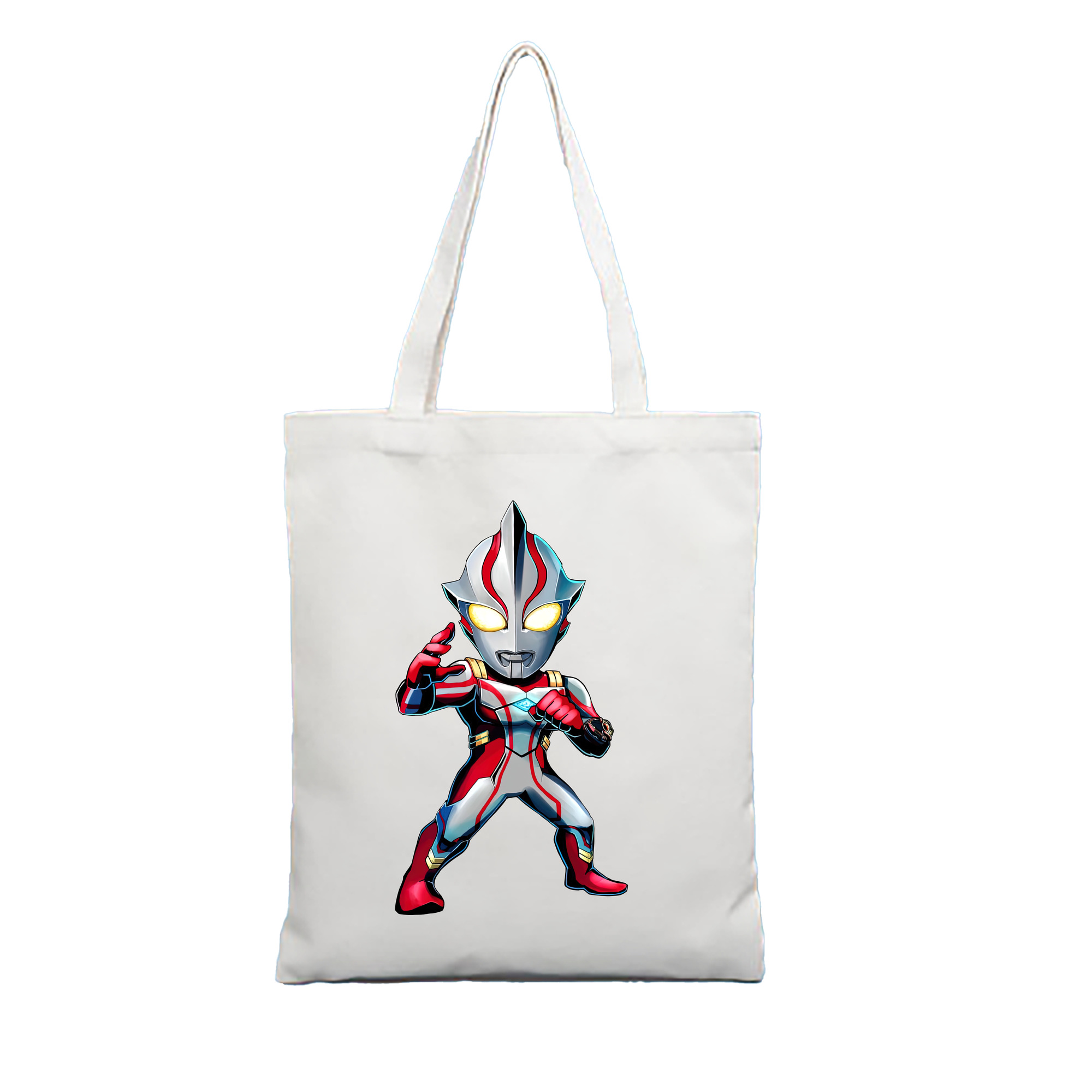 （画像用） ウルトラマン Ultraman 縦型キャンバス生地手提げバッグ　トートバッグ