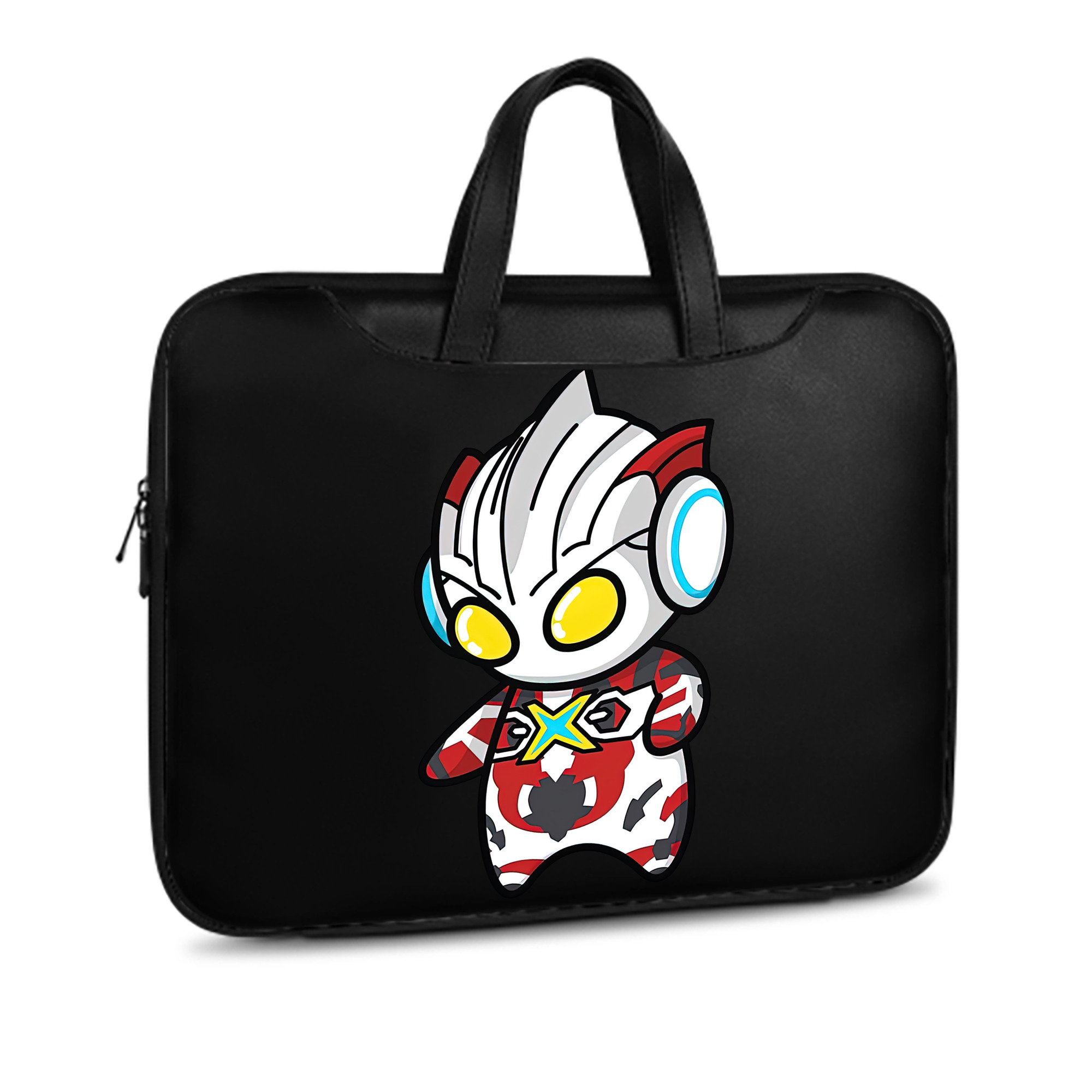 （画像用） ウルトラマン Ultraman レザーラップトップバッグ　ノートパソコンケース