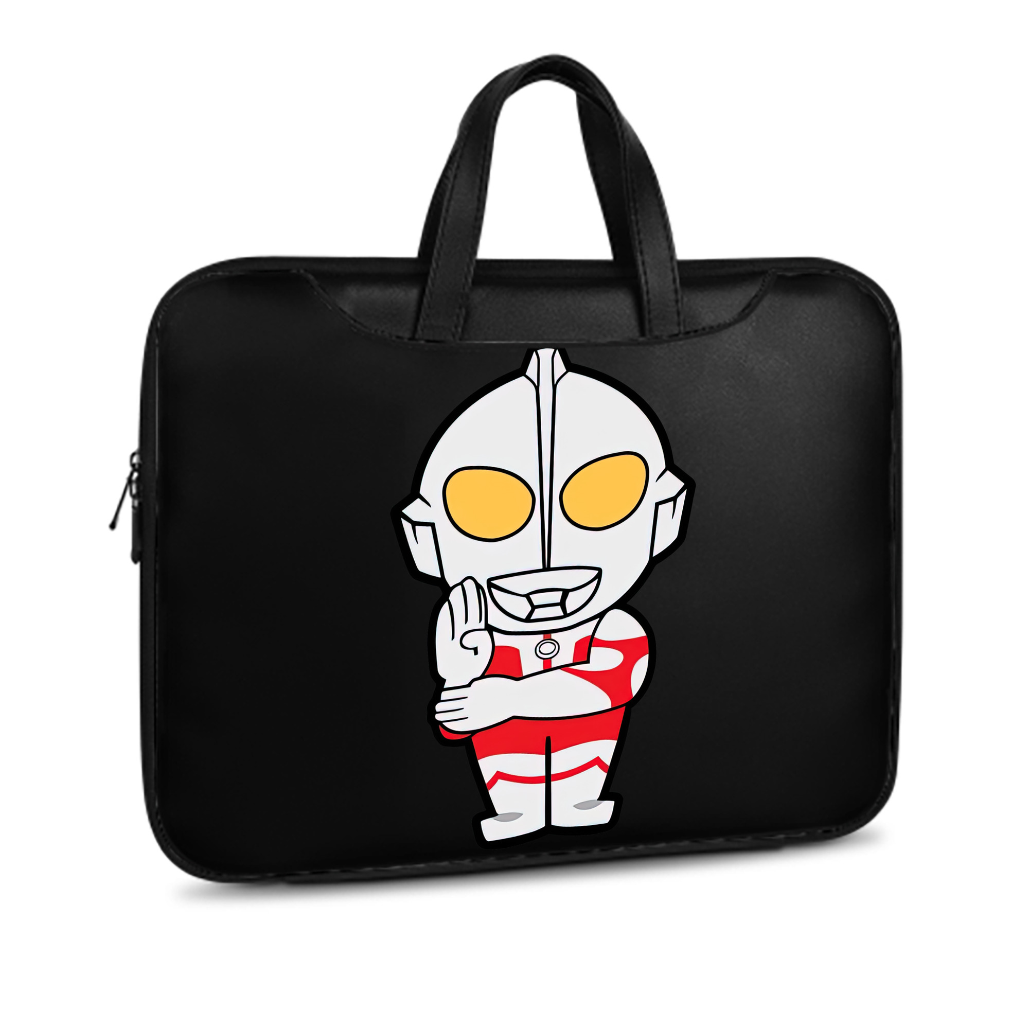 （画像用） ウルトラマン Ultraman レザーラップトップバッグ　ノートパソコンケース