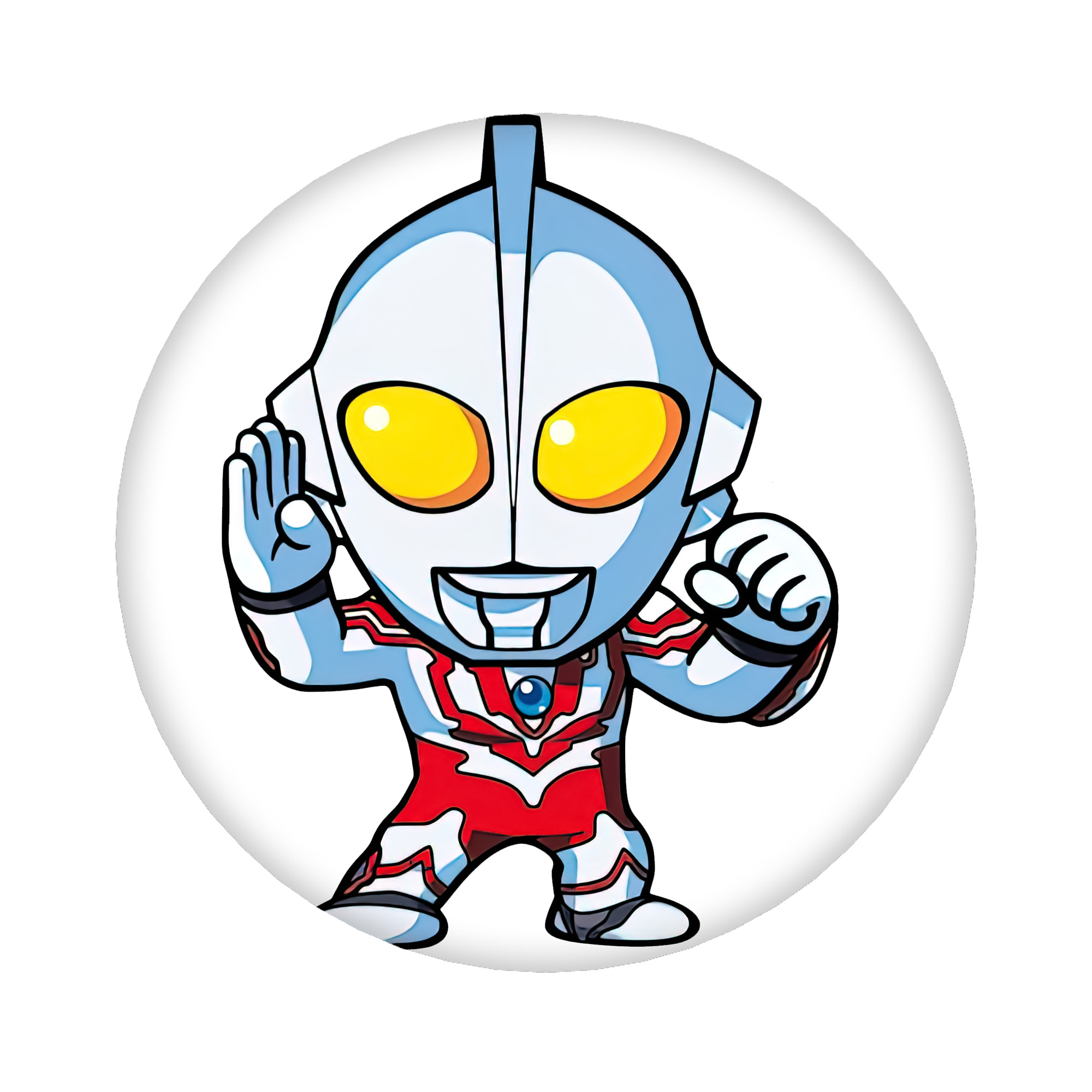 （画像用） ウルトラマン Ultraman 6cm 缶バッジ 複数セット