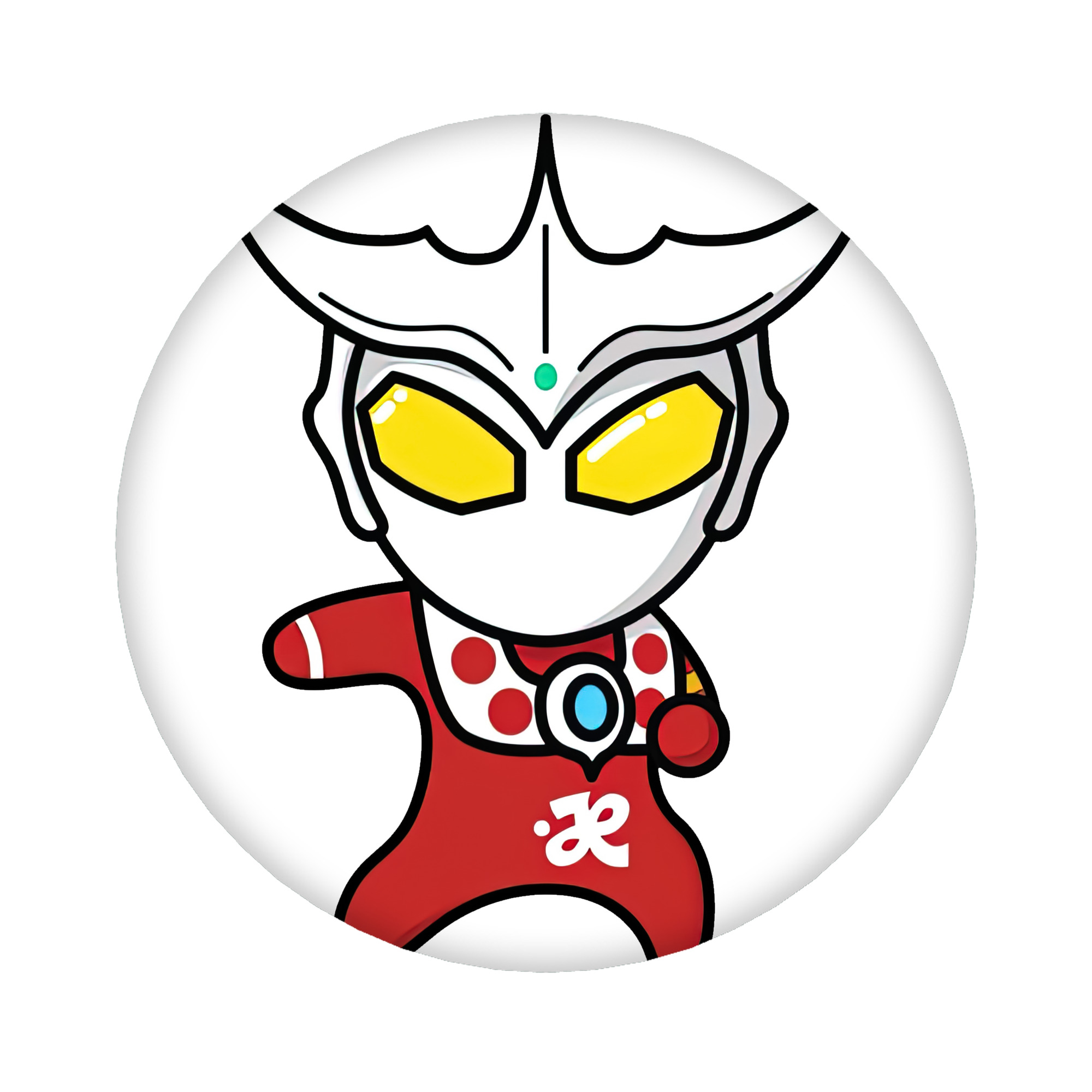 （画像用） ウルトラマン Ultraman 6cm 缶バッジ 複数セット