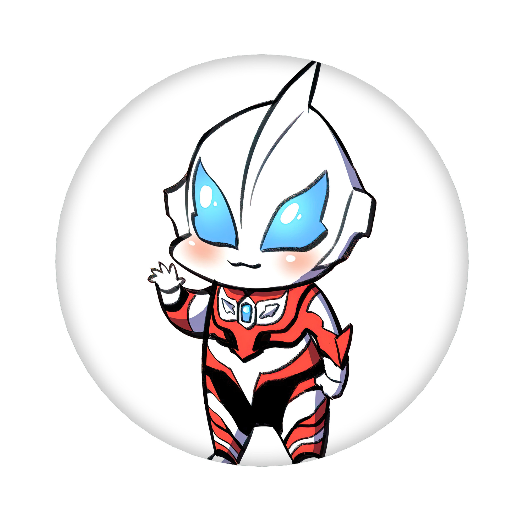 （画像用） ウルトラマン Ultraman 6cm 缶バッジ 複数セット
