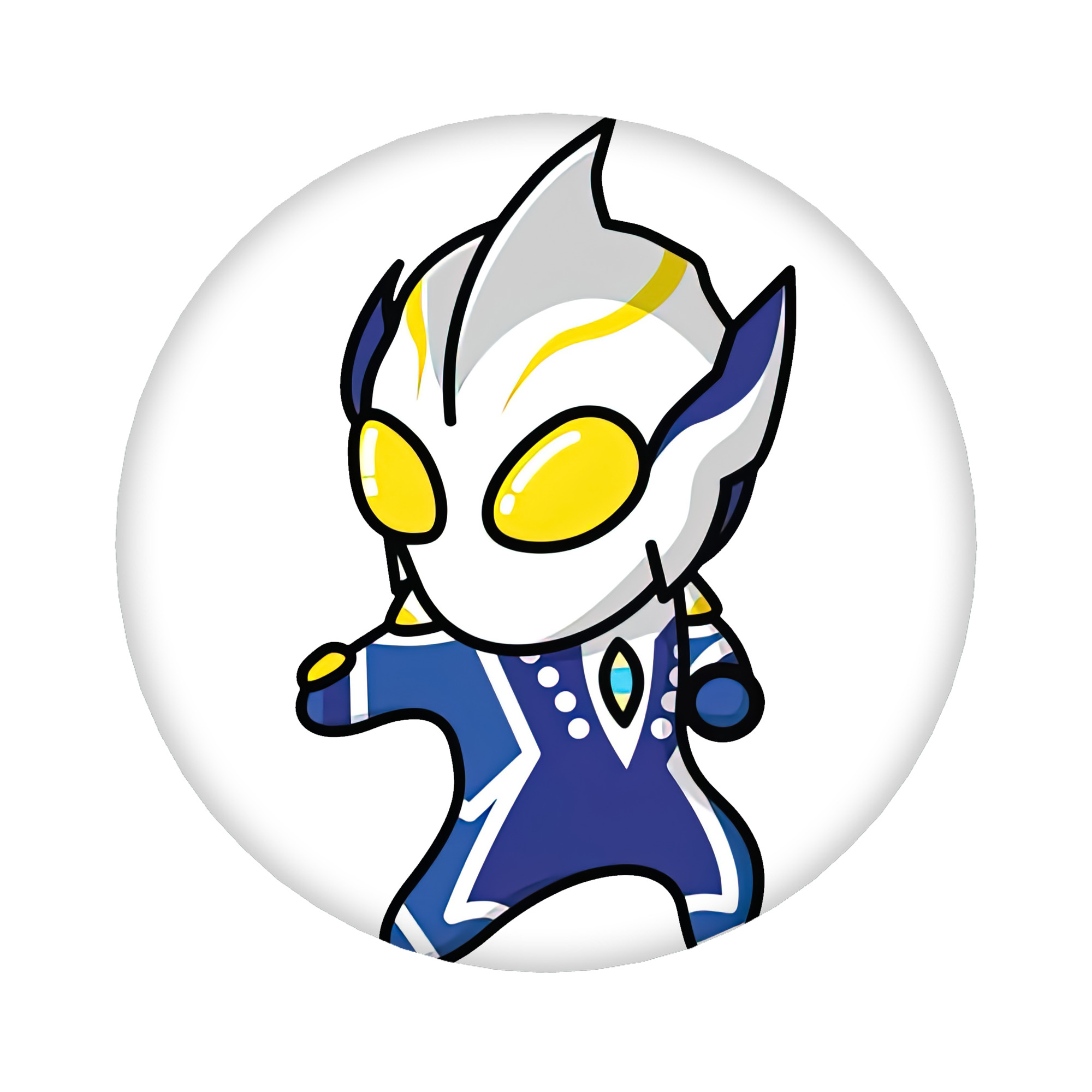 （画像用） ウルトラマン Ultraman 6cm 缶バッジ 複数セット