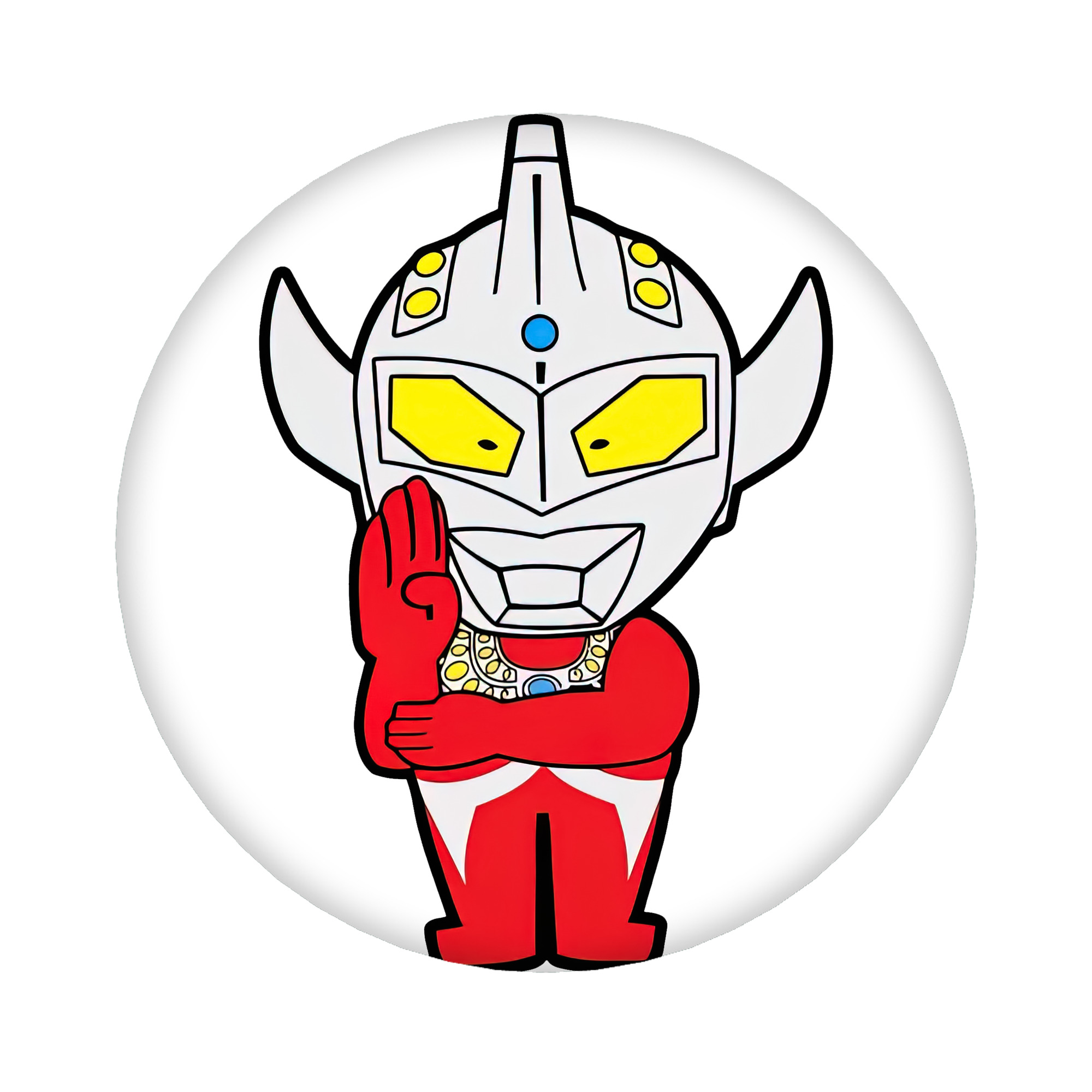（画像用） ウルトラマン Ultraman 6cm 缶バッジ 複数セット