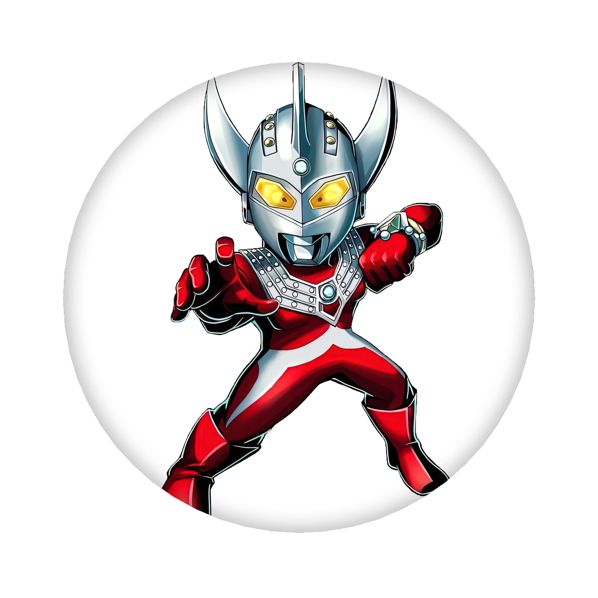 （画像用） ウルトラマン Ultraman 6cm 缶バッジ 複数セット